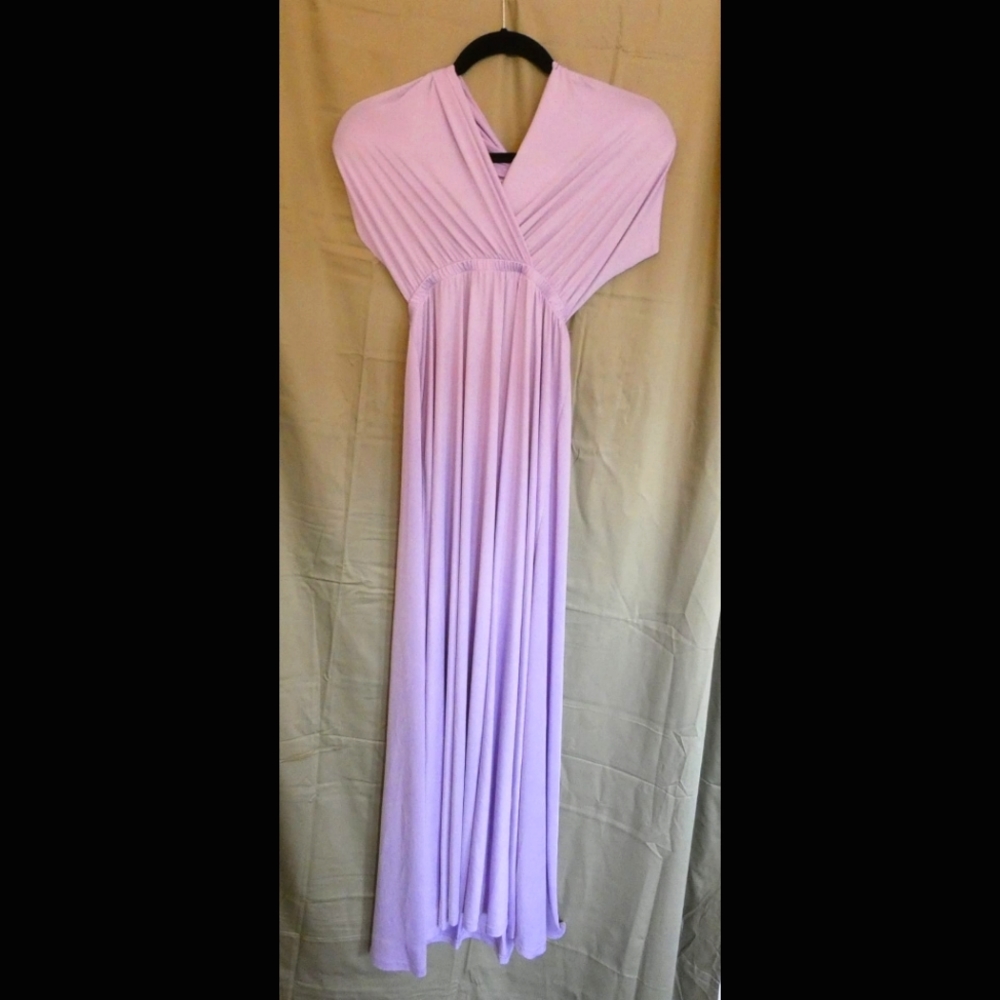Lavender Floor Length Infinity Dress